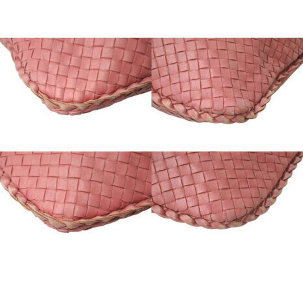 Bottega Veneta Intrecciato Hobo Hobo Shoulder Bag Pink Leather - Picture 6 of 8